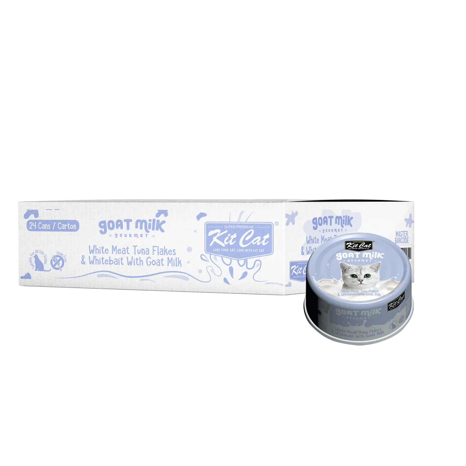 Kit Cat Wet Food Tuna & Whitebait with Goat Milk 70g Kit Cat