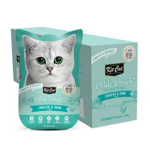 Kit Cat Complete Wet Food Petite Pouch Chicken Saba Adult 70g Kit Cat
