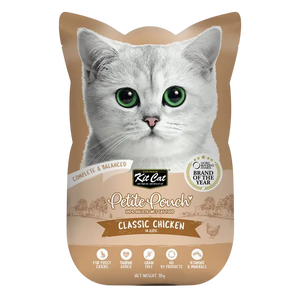 780348007113, Kit Cat Complete Wet Food Petite Pouch Classic Chicken 70g, 1