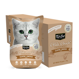 Kit Cat Complete Wet Food Petite Pouch Classic Chicken 70g Kit Cat