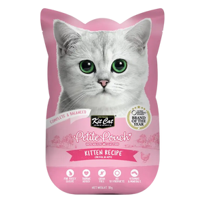 780348007083, Kit Cat Kitten Complete Wet Food Petite Pouch Chicken 70g, 1
