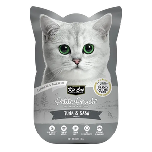 780348007144, Kit Cat Complete Wet Food Petite Pouch Tuna Saba 70g, 1