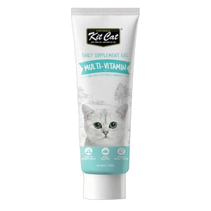 664533287934, Kit Cat Multivitamin Daily Supplement Gel 120g for Cat & Kittens, 1