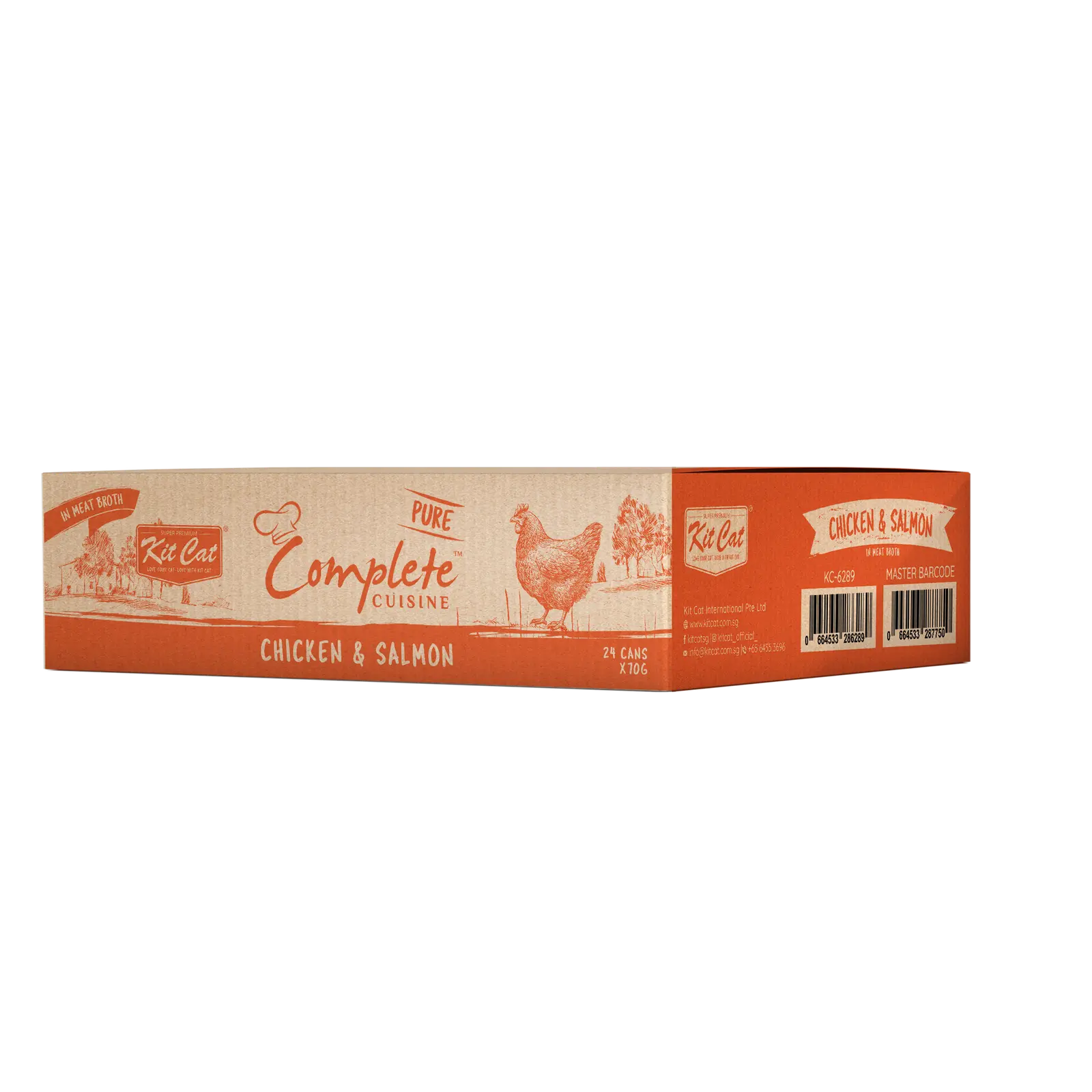 Kit Cat Complete Wet Food Chicken Salmon 70g Kit Cat