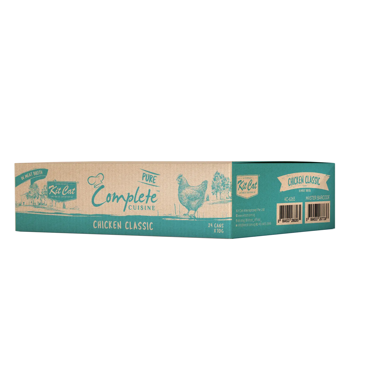 Kit Cat Complete Wet Food Chicken Classic 70g Kit Cat