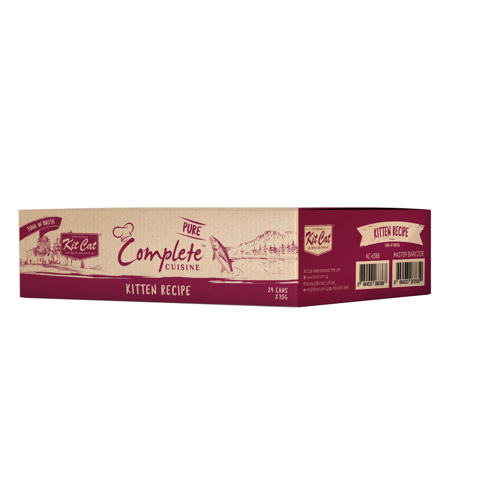 Kit Cat Complete Wet Food Tuna in Broth 70g Kit Cat