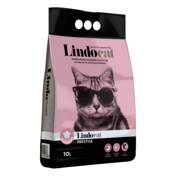 8006455001076, LindoCat Prestige Cat Litter Baby Powder Scent, 1