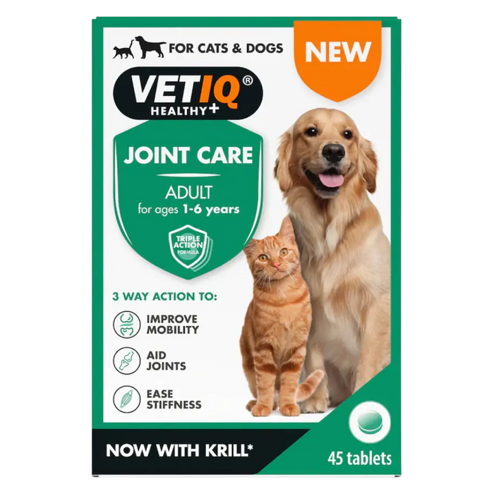 750826006648, Vet-IQ Adult Dog and Cat Joint Care Tablets, 1