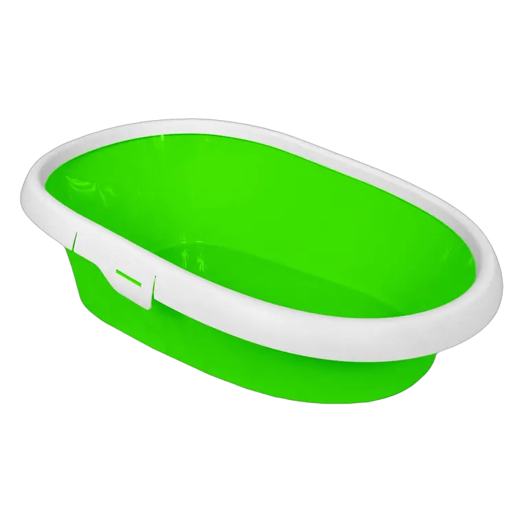 8058093271366, Cat Litter Tray MP Bergamo Mini lettiera Lemon - 48x38x14cm, 1