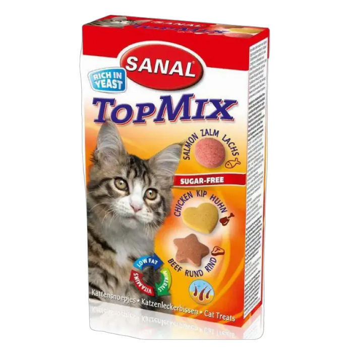 8711908350006, Sanal Cat Tablet Treats Top Mix 50g, 1