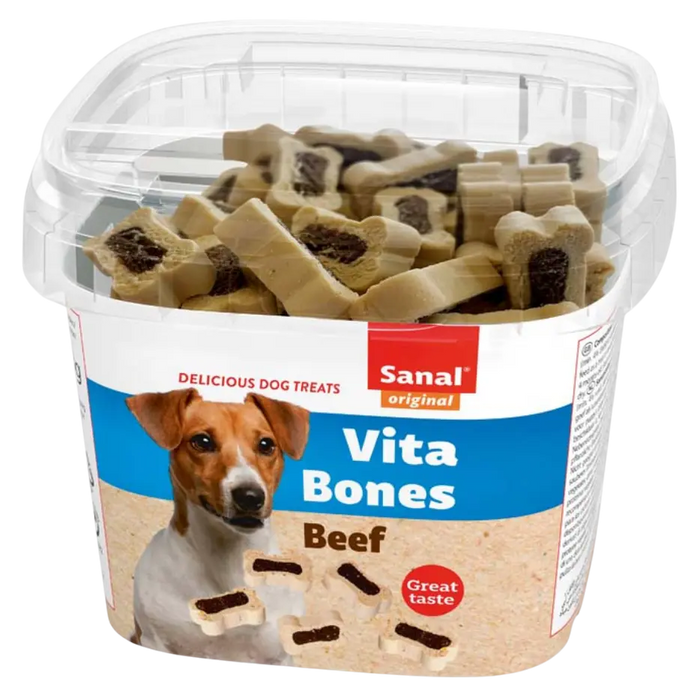 8711908297202, Sanal Dog Vita Bones Chicken & Beef 100g, 1