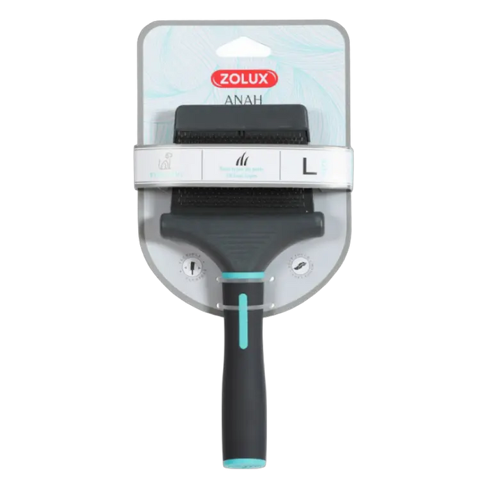 3336024708118, Dog Slicker Brush Double Flexible Zolux, 1