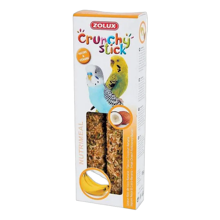 3336021371223, Bird Crunchy Stick Coconut Banana 85 g Zolux, 1