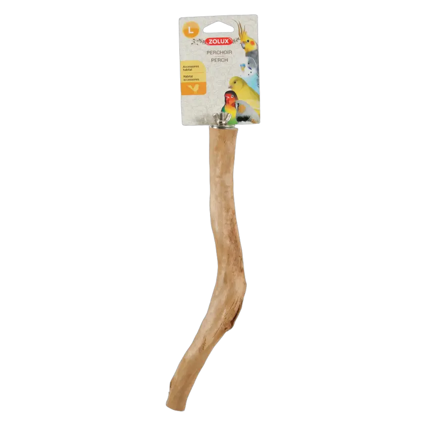 3336021341646, Bird Perch Large Natural Wood Zolux, 1
