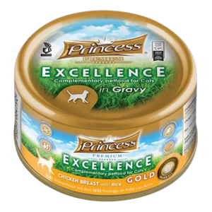5350393004754, Princess Cat Wet Food Chicken & FOS Gold 70g, 1