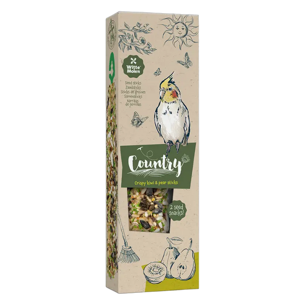 8711304695527, Country Birds Snack Apple & Sesame Sticks 60g, 1