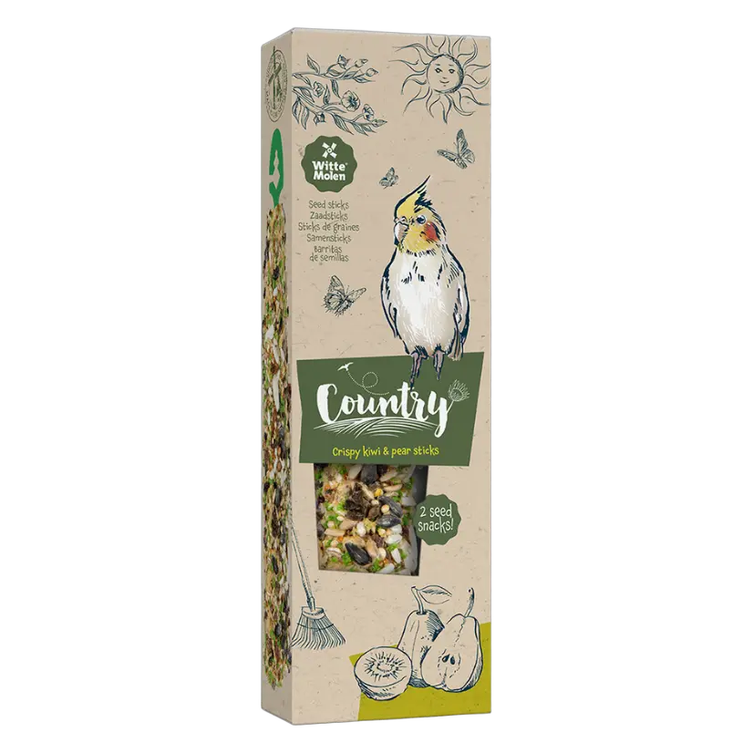 8711304695527, Country Birds Snack Apple & Sesame Sticks 60g, 1