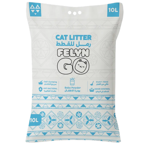 744365431009, Felyn Go Cat Litter Baby Powder, 1