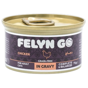 6281001157151, Felyn Go Cat Wet Food Chicken in Gravy 75g, 1