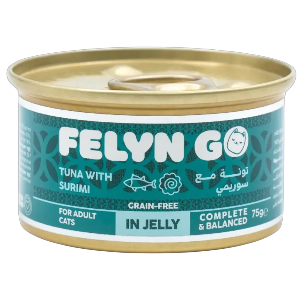 6281001157090, Felyn Go Cat Wet Food Tuna with Surimi in Jelly 75g, 1