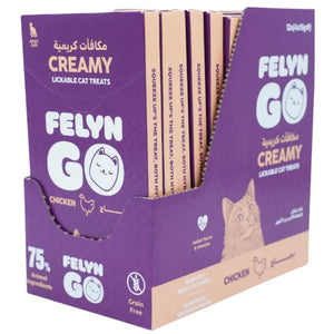 Felyn Go Cat Creamy Lickable Treats Chicken 4x15g Felyn Go