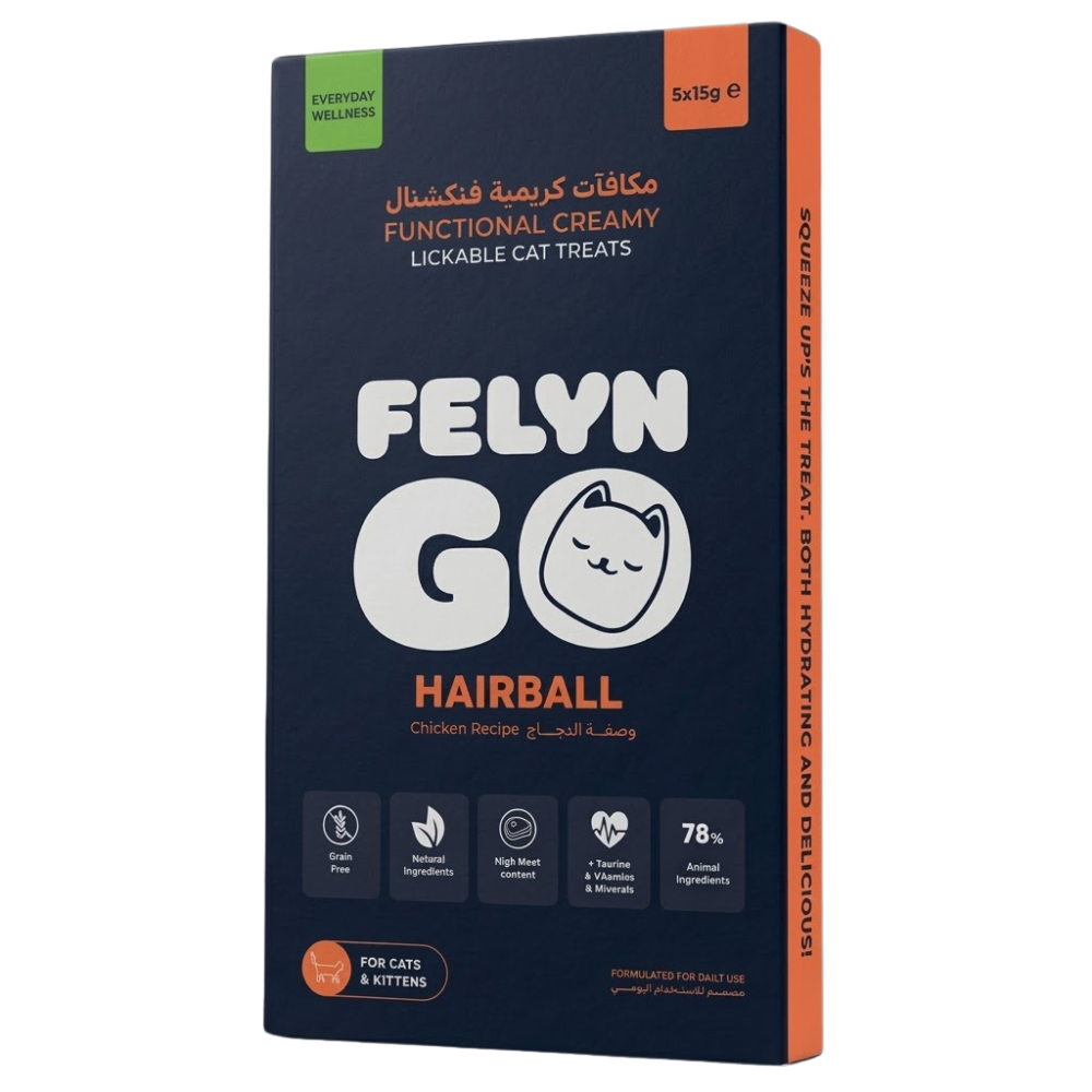 6287050383596 Felyn Go Functional Cat Creamy Treats Haiball Chicken 5x15g