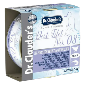 4014355280877, Dr. Clauder's Cat Wet Food Chicken & Shrimps 70g, 1