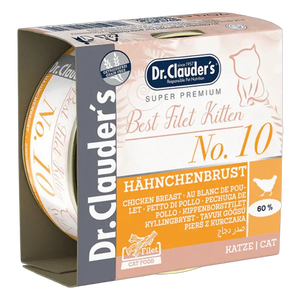 4014355010702, Dr. Clauder's Kitten Wet Food Chicken 70g, 1