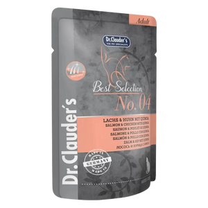 4014355226042, Dr. Clauder's Cat Wet Food Salmon & Chicken with Quinoa 85g, 1