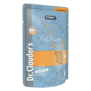 4014355260305, Dr. Clauder's Sterilised Cat Wet Food Chicken 85g, 1