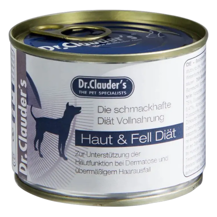 4014355724517, Dr. Clauder's Dog Wet Food Skin & Coat Support 200g, 1
