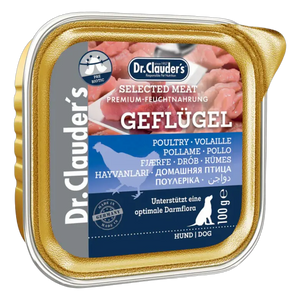 4014355223126, Dr. Clauder's Dog Wet Food Meat Bowls Poultry Adult 100g, 1