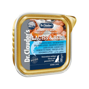 Dr. Clauder's Dog Wet Food Salmon & Rice Adult 100g Dr. Clauder