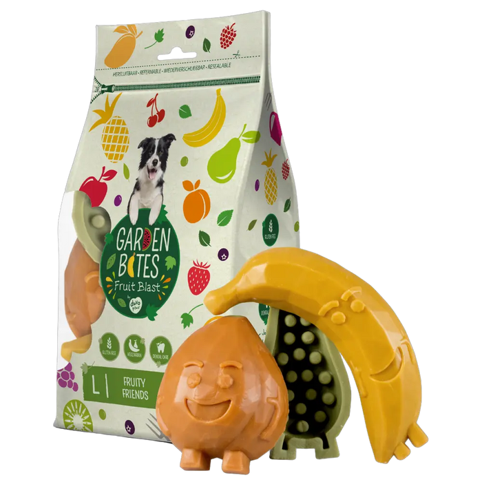 5414365365288, Dog Dental Sticks Fruity Friends Treat Garden Bites, 1