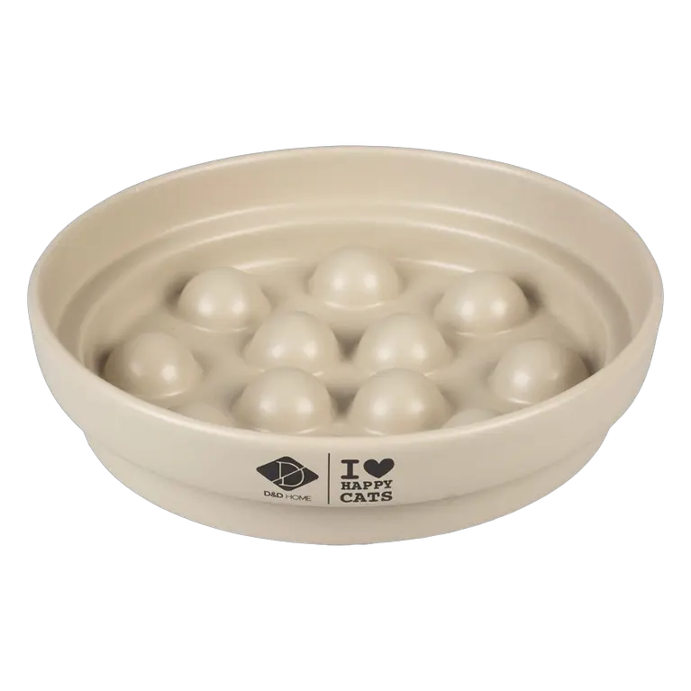 Cat and Dog Feeding Ceramic Bowl Dot White 750ml ILHC Bundle – 4 × 750 ML
