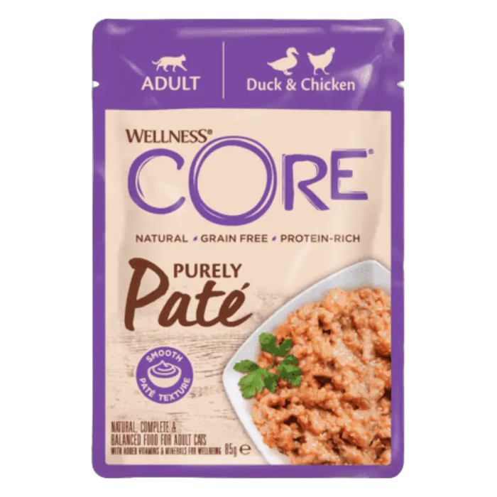 Wellness Core Cat Wet Cat Food Chicken & Duck Pâté 85g Bundle – 24 × 85 g