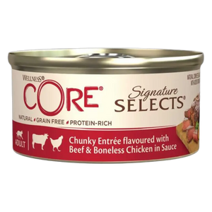 076344116325, Wellness Core Cat Wet Food Beef & Chicken in Sauce 79g, 1