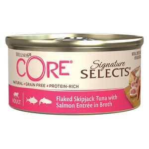 076344116349, Wellness Core Cat Wet Cat Food Tuna & Salmon in Broth 79g, 1