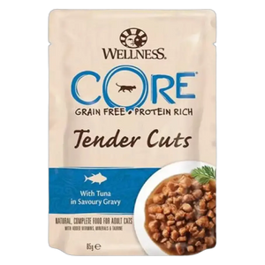076344116622, Wellness Core Cat Wet Cat Food Tuna in Gravy 85g, 1