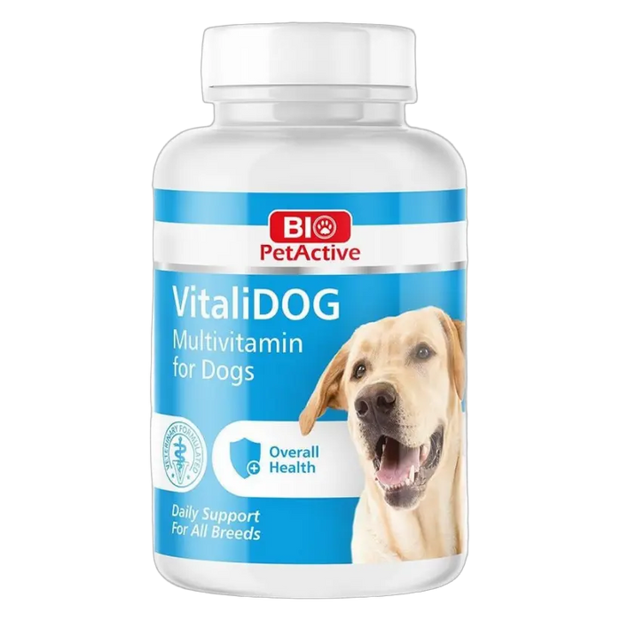 8698931094445, Bio PetActive Dog Multivitamin Tablets VitalDog 60 Tablets, 1