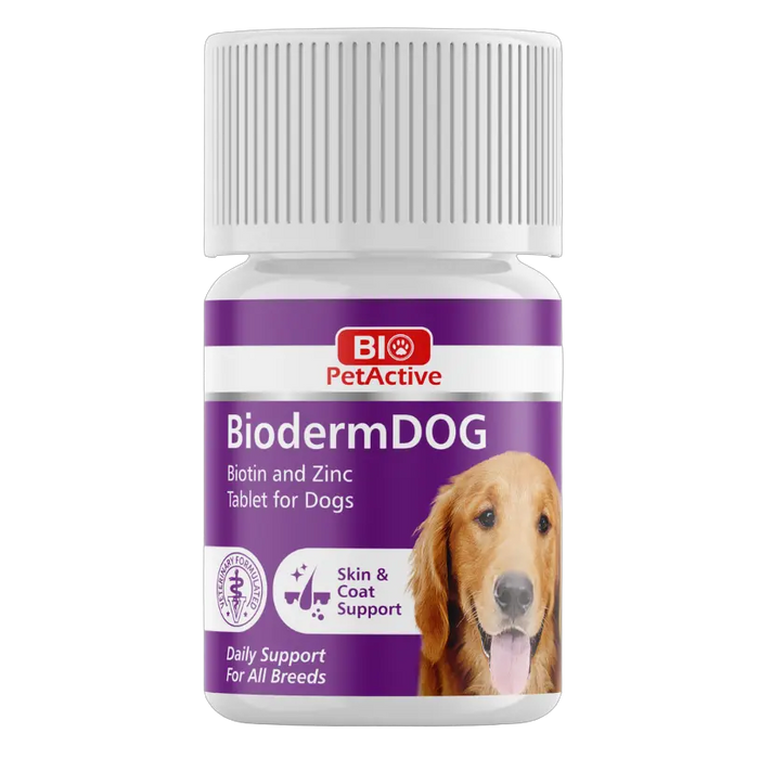 8698931093394, Bio PetActive Dog Tablets Skin & Coat Support, 1