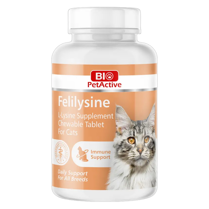 8698931092359, Bio PetActive Cat L-Lysine Supplement Tablets, 1