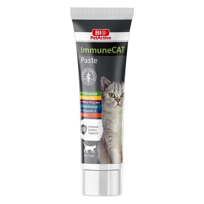 Bio PetActive Cat Immune Support Paste ImmuneCAT Bundle – 4 × 100 ML