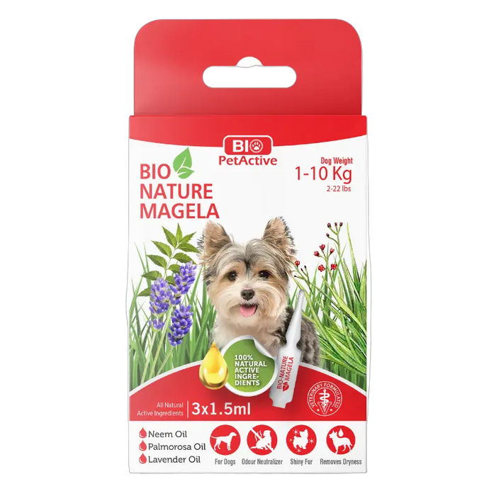 8698931091468, Bio PetActive Dog Skin & Coat Drops 1-10kg, 1