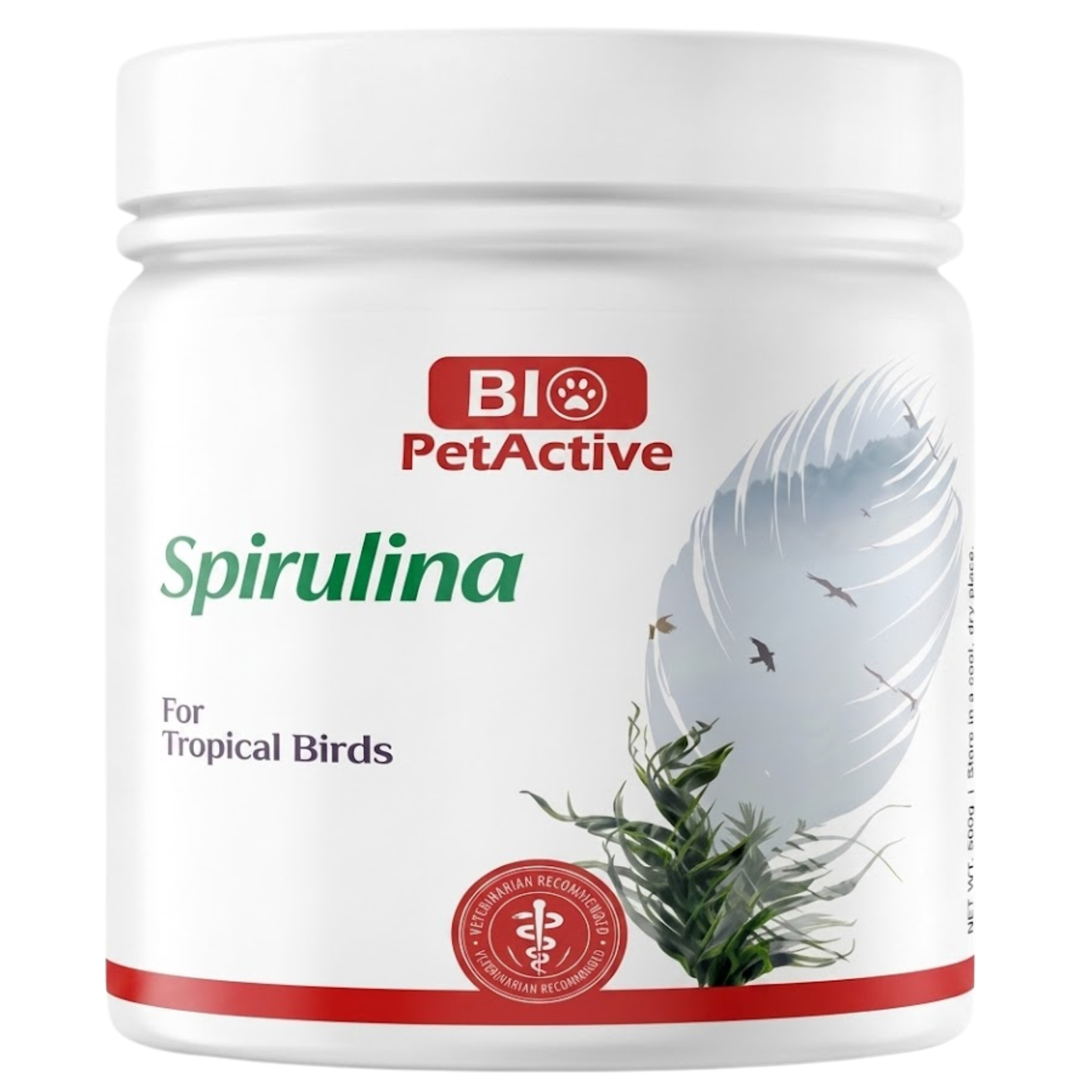 8698931092939 Bio PetActive Spirulina Bird Supplement Powder 100g