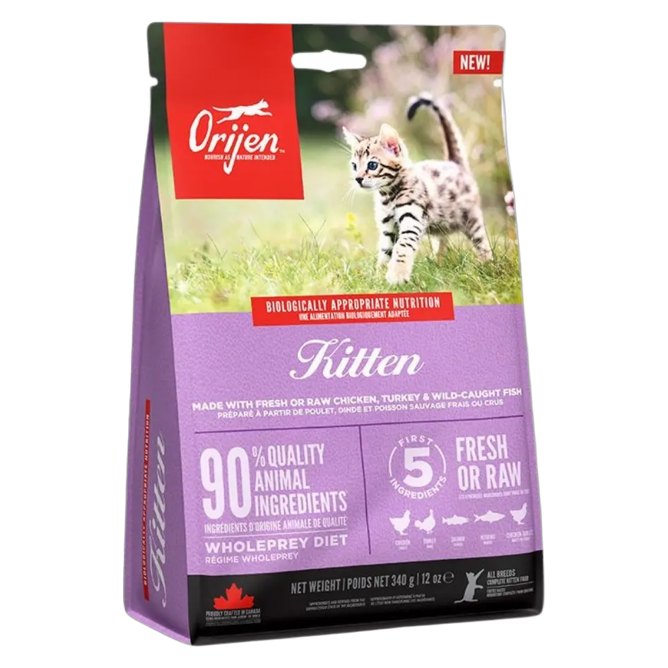 Orijen Kitten Dry Food Chicken Turkey Fish Bundle – 4 × 340 g
