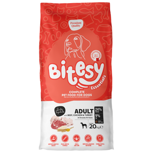 Bitsey Essentials Dog Dry Food Beef, Turkey & Chicken 20kg