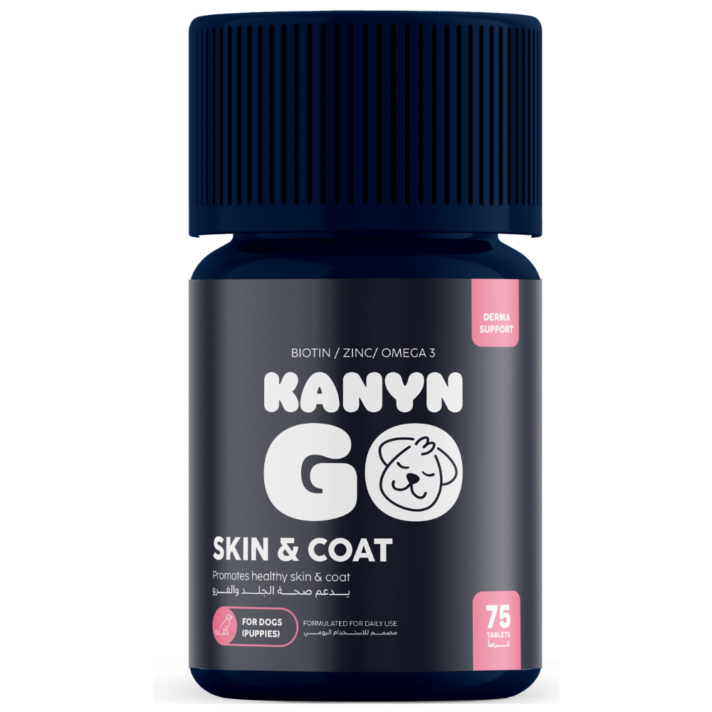 6287050380540 Kanyn Go Dog Skin & Coat Support 75 Tablets