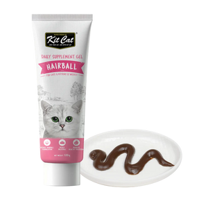 Kit Cat Hairball Daily Supplement Gel 120g for Cat & Kittens Kit Cat