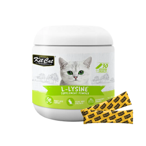 Kit Cat L-Lysine Supplement Powder 30 Sachets x 5g (150g) Kit Cat